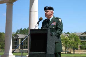 Principle Dedicating Speaker, Major General Ron Chastain, 39th Infantry Brigade